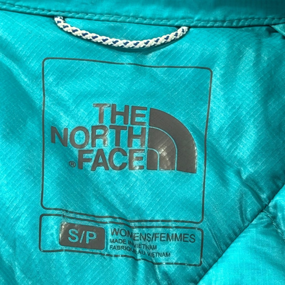 The North Face ThermoBall Hybrid Jacket Womens S Teal Quilted Full Zip Outdoor - Picture 9 of 12